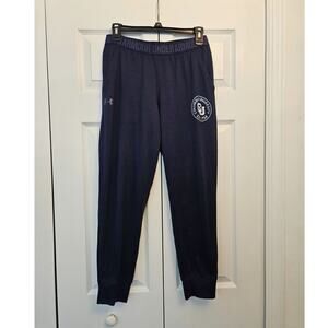Under Armour Collegiate Columbia University Navy Tech Terry Jogger, Men's Small